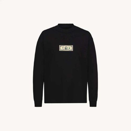 Dollars Bill Long Sleeves Blanc